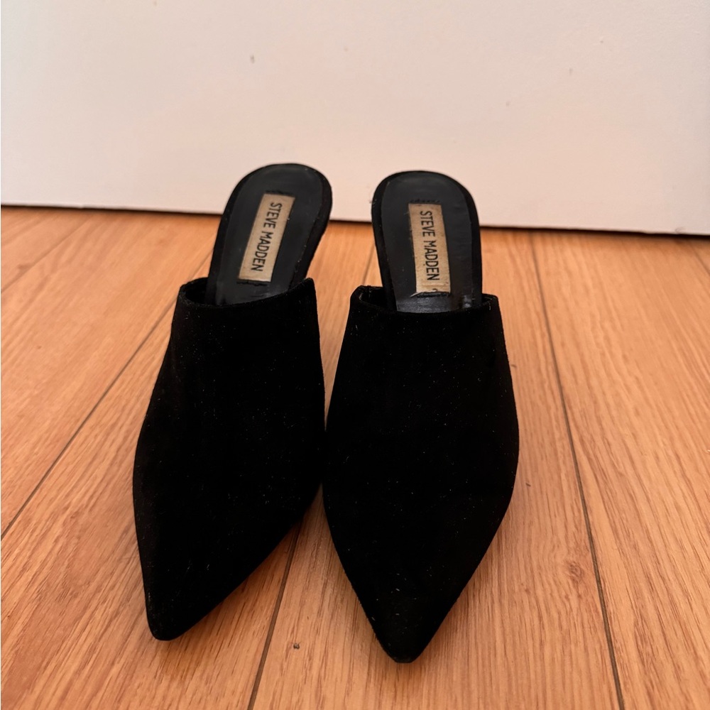 Black Mule heels